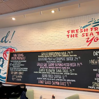 Half Shells - Menu board - Fish & Chips Near Me - Katy, Texas