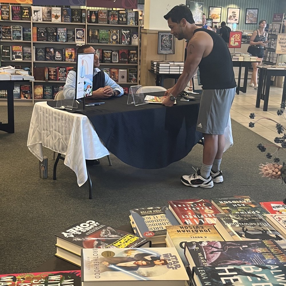 Barnes & Noble - Customer asking the author about the book Jimmy the Brown. - Bookstores Near Me - Temecula, California