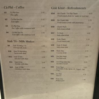 Pho Van - Menu - Vietnamese Near Me - Austin, Texas