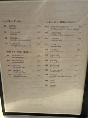 Menu photo 2 Pho Van Austin, TX