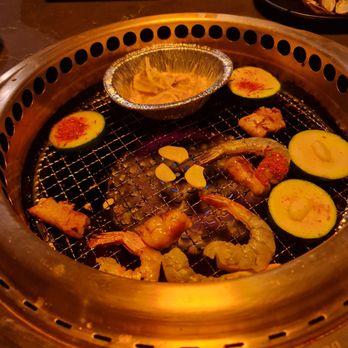 Gyubee Japanese Grill - Waterloo - a grill with various types of food on it - Japanese Near Me - Waterloo, Ontario Gyubee Japanese Grill - Waterloo - a grill with various types of food on it - Japanese Near Me - Waterloo, Ontario