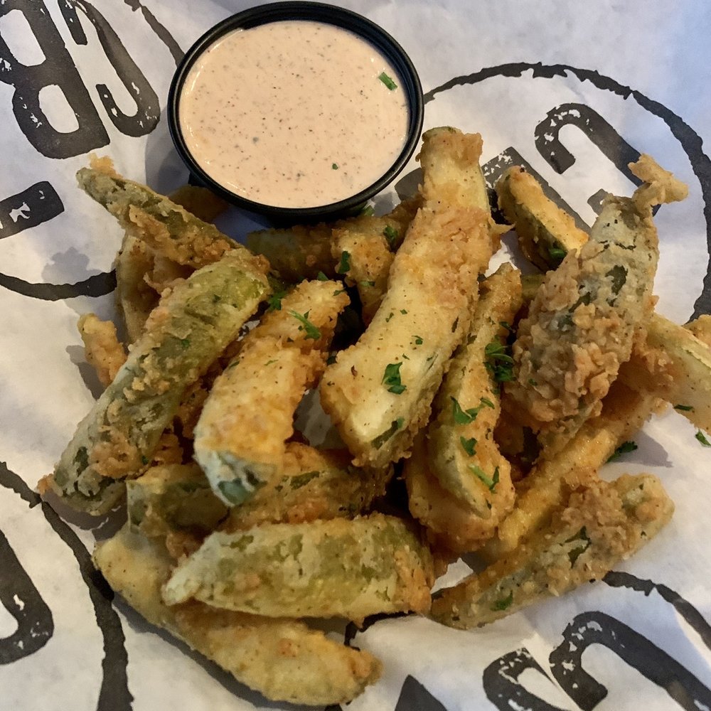 CharBar No 7 - Fried pickles - Seafood Near Me - Greensboro, North Carolina