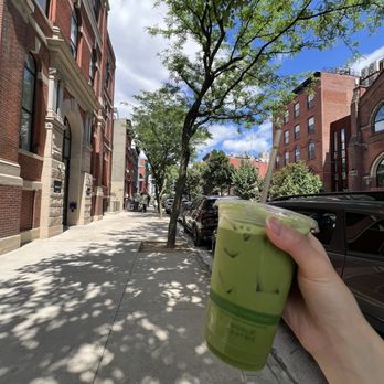 Kijitora - Iced matcha latte - Coffee & Tea Near Me - Brooklyn, New York Kijitora - Iced matcha latte - Coffee & Tea Near Me - Brooklyn, New York
