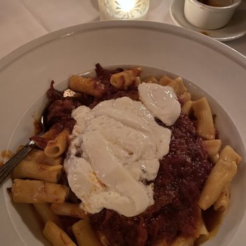 Paisano's Restaurant - Oxtail Ragu with rigatoni and burrata. - Italian Near Me - Rutherford, New Jersey Paisano's Restaurant - Oxtail Ragu with rigatoni and burrata. - Italian Near Me - Rutherford, New Jersey
