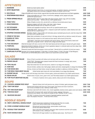 Menu photo 2 Krystal Thai Crystal Lake, IL Menu photo 2 Krystal Thai Crystal Lake, IL