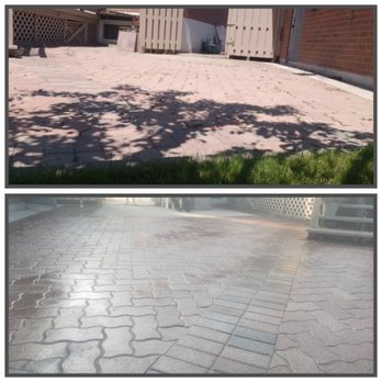 Interway Wash - Removal of moss in the joints of the interlocking. Apply two coats of premium sealer for the finish - Pressure Washers Near Me - Caledon East, Ontario Interway Wash - Removal of moss in the joints of the interlocking. Apply two coats of premium sealer for the finish - Pressure Washers Near Me - Caledon East, Ontario