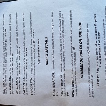 Rino's Place - Italian Near Me - Boston, Massachusetts Rino's Place - Italian Near Me - Boston, Massachusetts