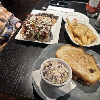 Timothy O'Toole's Pub - Fish tacos and Speakeasy burger sandwich. Garlic parm fries - Sports Bars Near Me - Chicago, Illinois