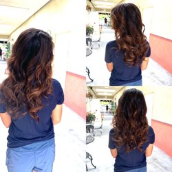 Elizabeth Nicole Salon - Jodi Brast Foilage on base color.