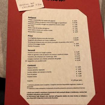 damario - Menù - Italian Near Me - Lecce, LE