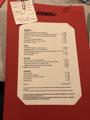 Menu photo 4 damario Lecce, LE