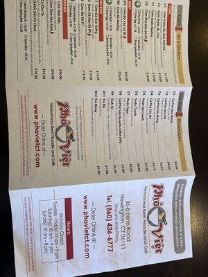 Menu photo 3 Pho Viet Newington, CT