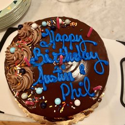Triple chocolate cake