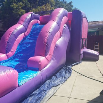 Kids Bouncing Fun - Princess water jump house. Jumper inside and slide with mini pool - Bounce House Rentals Near Me Kids Bouncing Fun - Princess water jump house. Jumper inside and slide with mini pool - Bounce House Rentals Near Me