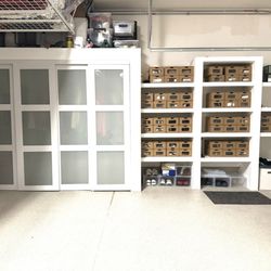 Cabal Construction - Custom garage closet