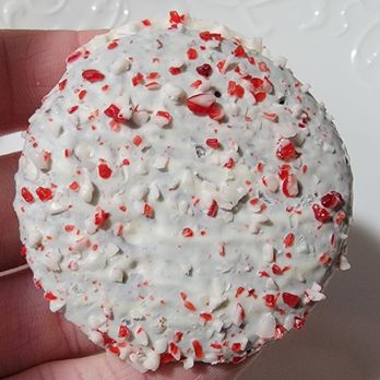 Eileen's Centerview Bakery - Peppermint cookie: Available near Thanksgiving/Christmas; This was great, loved the crushed peppermint candy on top! - Bakeries Near Me - West Seneca, New York