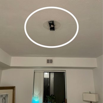 Higgins Charles A & Sons - BEFORE: Ceiling lamp lighting fixture that was not appropriately put in safety wise and switch originated in kitchen. Wtf? - Electricians Near Me - Aston, Pennsylvania Higgins Charles A & Sons - BEFORE: Ceiling lamp lighting fixture that was not appropriately put in safety wise and switch originated in kitchen. Wtf? - Electricians Near Me - Aston, Pennsylvania