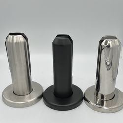 Shower Hardware Supply - Our round spigot for 1/2" glass size 5-7/8" x 1-15/16"- canopy 4-1/2" available in chrome-matte black and brushed all 316 stainless steel