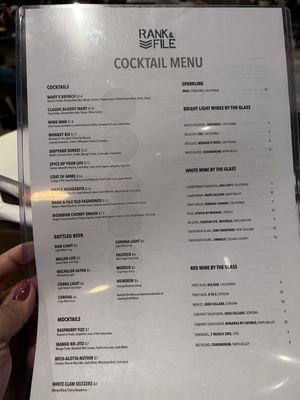 Menu photo 2 RANK & FILE El Cajon, CA Menu photo 2 RANK & FILE El Cajon, CA