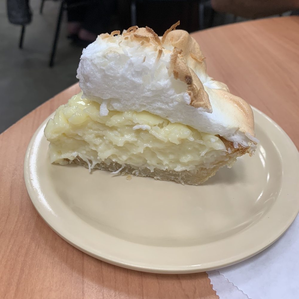 Ron's Lumberjack Cafe - Coconut cream pie - Breakfast & Brunch Near Me - Howe, Oklahoma Ron's Lumberjack Cafe - Coconut cream pie - Breakfast & Brunch Near Me - Howe, Oklahoma