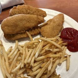 Cj's Bar and Grill - Chicken strips and shoestring fries