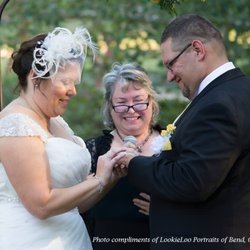 Wedded Your Way Chapel - Happy couple, outdoor venue