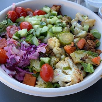 CAVA - Salad bowl - harissa chicken - Mediterranean Near Me - Wayne, New Jersey
