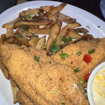 Capers - Fried Catfish w/ Fried & Cream Corn - Bars Near Me - Kennesaw, Georgia Capers - Fried Catfish w/ Fried & Cream Corn - Bars Near Me - Kennesaw, Georgia