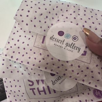Dessert Gallery - Packaging, so you can't exactly check your order, unless you rip everything open. - Desserts Near Me - Houston, Texas Dessert Gallery - Packaging, so you can't exactly check your order, unless you rip everything open. - Desserts Near Me - Houston, Texas