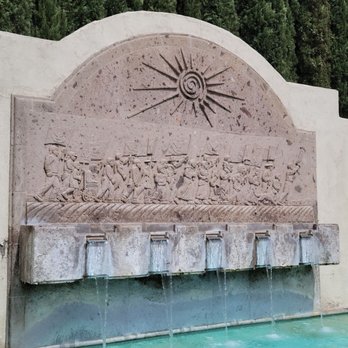 Cesar E Chavez National Monument - Water fall tribute to 5 young people who lost their life while on Strike in the 1960s - Landmarks & Historical Buildings Near Me - Keene, California