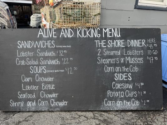 Menu photo 6 Alive & Kicking Lobsters Cambridge, MA