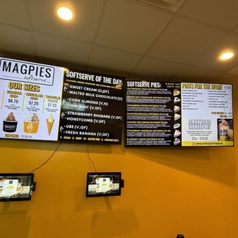 Magpies Softserve - Menu - Ice Cream & Frozen Yogurt Near Me - Los Angeles, California Magpies Softserve - Menu - Ice Cream & Frozen Yogurt Near Me - Los Angeles, California