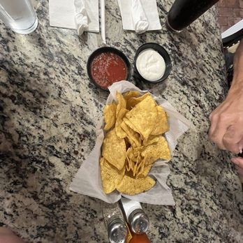Mi Mezcal Mexican Grill - Salsa and chips homemade ranch dressing - Mexican Near Me - Cadillac, Michigan