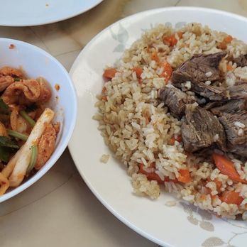 Eddie Fancy Food - Uzbek Plov and Fish Hye Salad - Uzbek Near Me - Brooklyn, New York