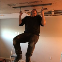 Heartgold Homes - Mike is testing our swing support.