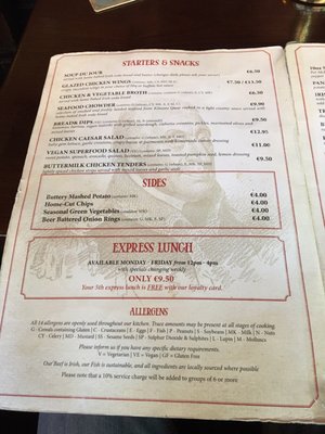 Menu photo 3 Napper Tandy’s Dublin, D