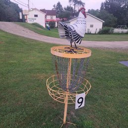Disc golf course on the property. Disc golf course on the property.