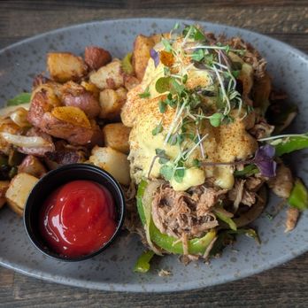 Tostadas - Mexican eggs Benedict - Breakfast & Brunch Near Me - Campbell, California