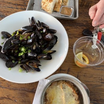 The Arlington - French Onion Soup. Thai Mussels. Duck Quesadillas - New American Near Me - Ship Bottom, New Jersey The Arlington - French Onion Soup. Thai Mussels. Duck Quesadillas - New American Near Me - Ship Bottom, New Jersey