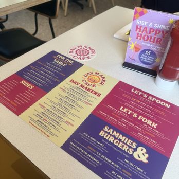 Day Maker Half Day Cafe - Menú - Breakfast & Brunch Near Me - Austin, Texas
