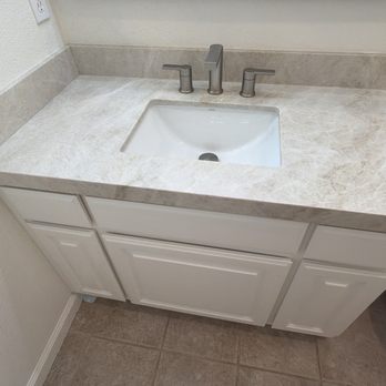 Apex Marble Granite Tile - Bathroom countertop. - Countertop Installation Near Me - Rancho Cordova, California Apex Marble Granite Tile - Bathroom countertop. - Countertop Installation Near Me - Rancho Cordova, California