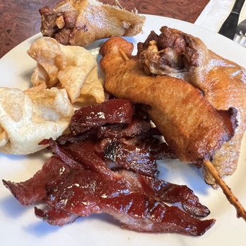 Golden Tao Restaurant - Tidbits #2 Chicken wings, chicken teriyaki, boneless ribs, crab Rangoon - Dim Sum Near Me - Manchester, New Hampshire Golden Tao Restaurant - Tidbits #2 Chicken wings, chicken teriyaki, boneless ribs, crab Rangoon - Dim Sum Near Me - Manchester, New Hampshire