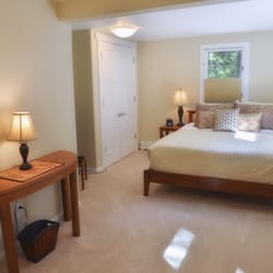 The Voyageur- a beautiful room with a queen bed and private bath. This room has a separate entrance, and private sitting area.