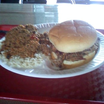 Home Team BBQ - Lunch Special; BBQ sandwich with Hash and Rice - Barbeque Near Me - Charleston, South Carolina Home Team BBQ - Lunch Special; BBQ sandwich with Hash and Rice - Barbeque Near Me - Charleston, South Carolina
