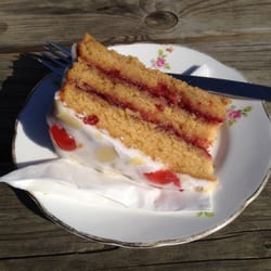 Newton Farm Foods - Cherry Bakewell cake