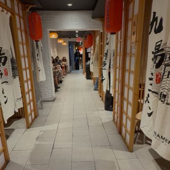 Kyuramen - Times Square - Here is the space. Forgot to picture food which was so much enjoyed. - Ramen Near Me - New York, New York Kyuramen - Times Square - Here is the space. Forgot to picture food which was so much enjoyed. - Ramen Near Me - New York, New York