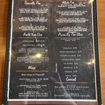 Lumberjack Pizza - Menu Pg.2 - Pizza Near Me - Flagstaff, Arizona Lumberjack Pizza - Menu Pg.2 - Pizza Near Me - Flagstaff, Arizona