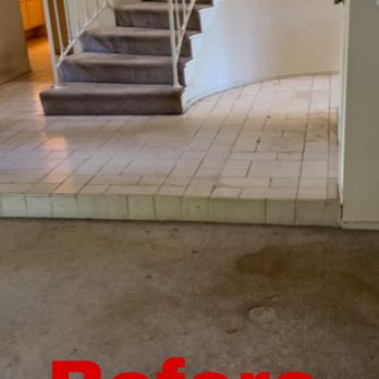 Clean Brick - The tile flooring needed to be removed - Demolition Services Near Me Clean Brick - The tile flooring needed to be removed - Demolition Services Near Me