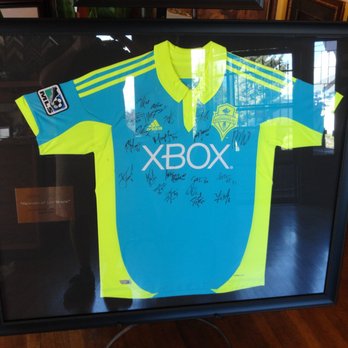 Avenue D Gallery - Signed Seattle Sounders Jersey. - Art Galleries Near Me - Snohomish, Washington Avenue D Gallery - Signed Seattle Sounders Jersey. - Art Galleries Near Me - Snohomish, Washington