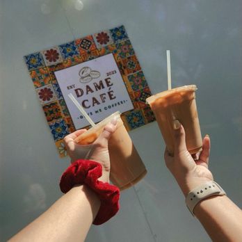 Dame Cafe Coffee - Swirl brew and iced horchata latte - Coffee & Tea Near Me - Austin, Texas
